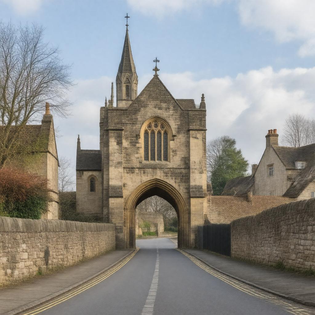 Click to view larger image AI-created image of St Swithun-upon-Kingsgate Church