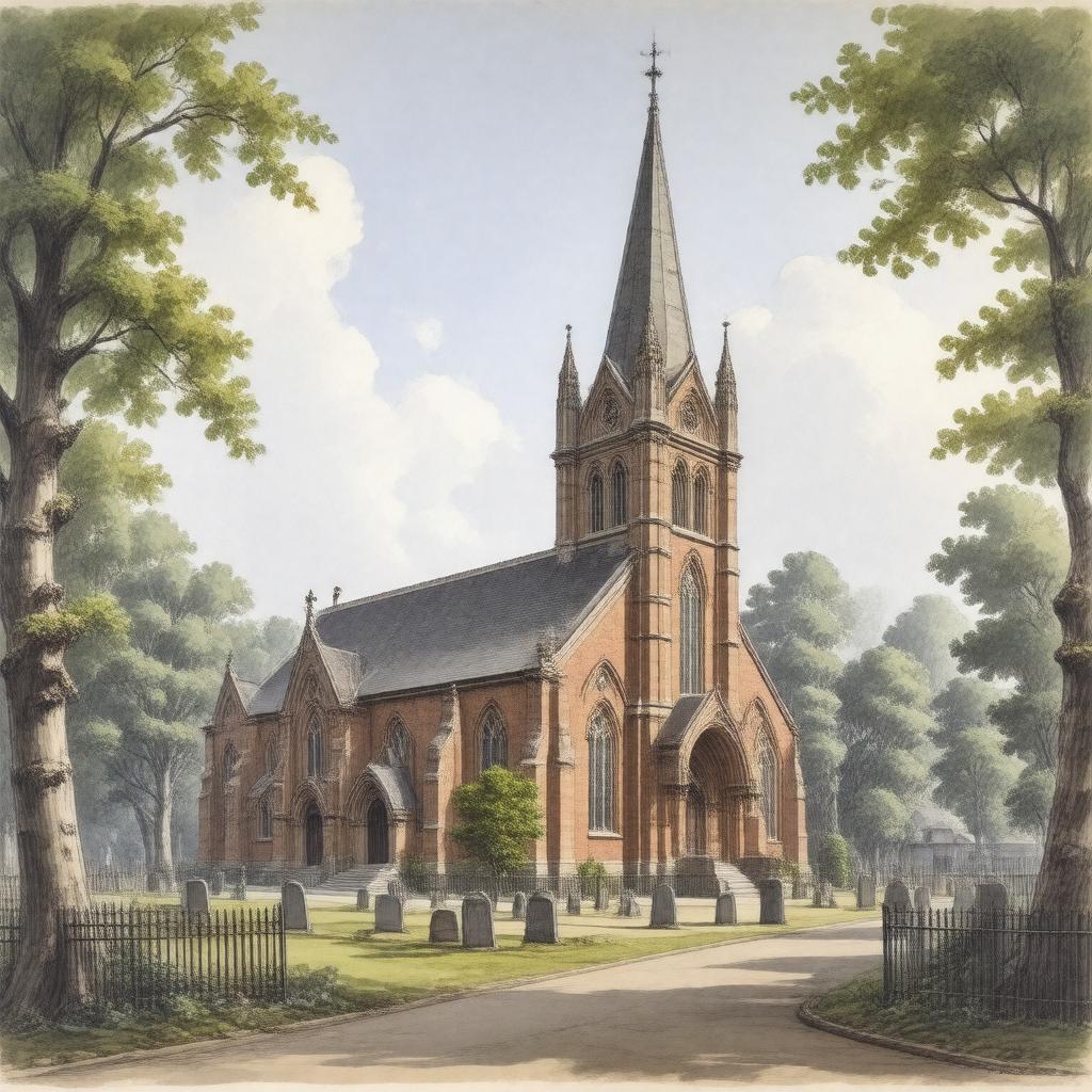 Click to view larger image AI-created image of St Thomas' Church, Seaforth