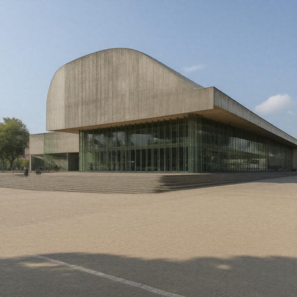 AI-created image of Staatsgalerie Stuttgart