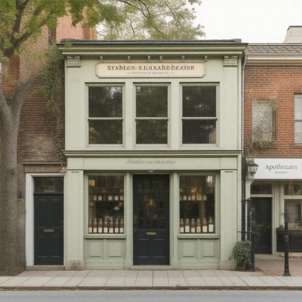 AI-created image of Stabler-Leadbeater Apothecary Museum