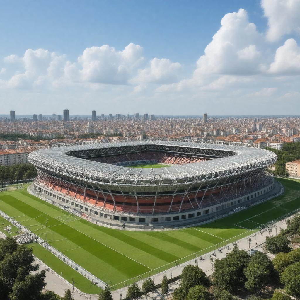 AI-created image of Stadio San Siro, Milan