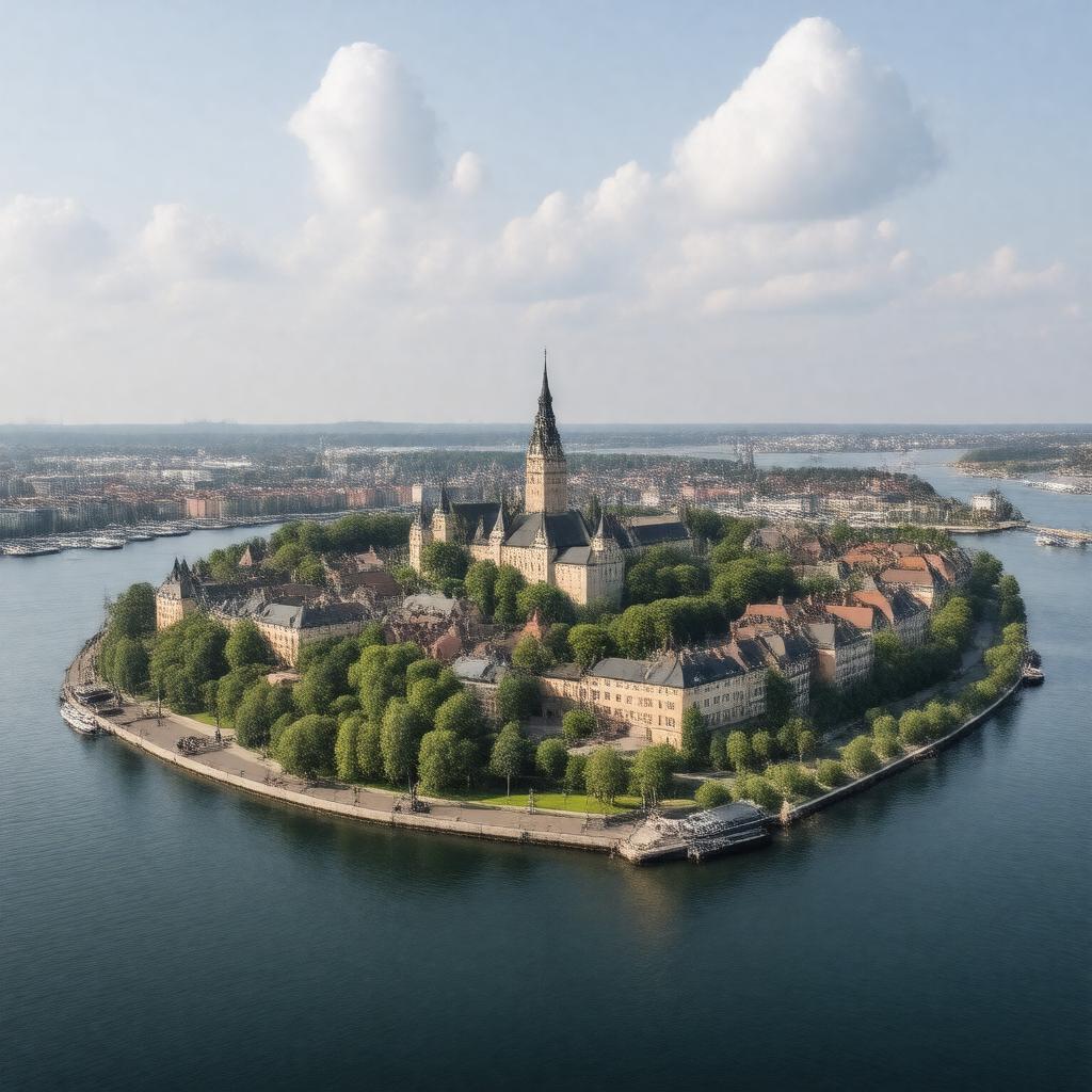 AI-created image of Stadsholmen