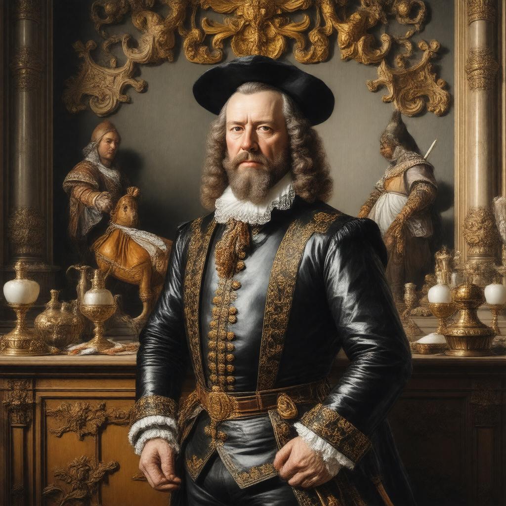 AI-created image of Stadtholder of Gelderland