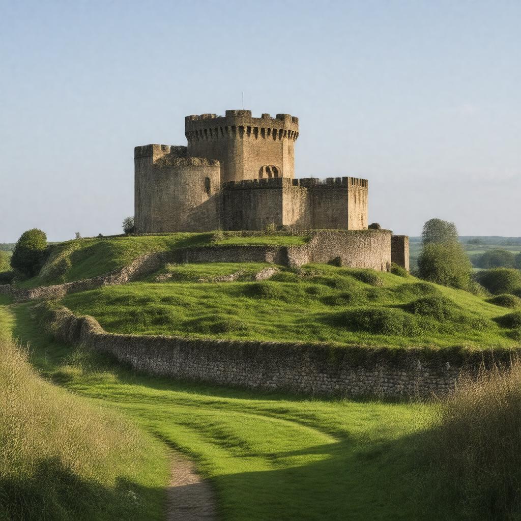 AI-created image of Stafford Castle