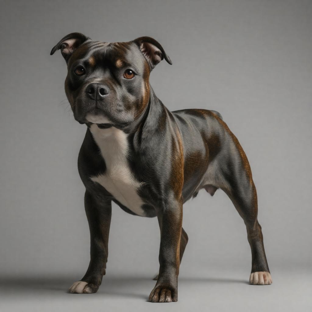 AI-created image of Staffordshire Bull Terrier