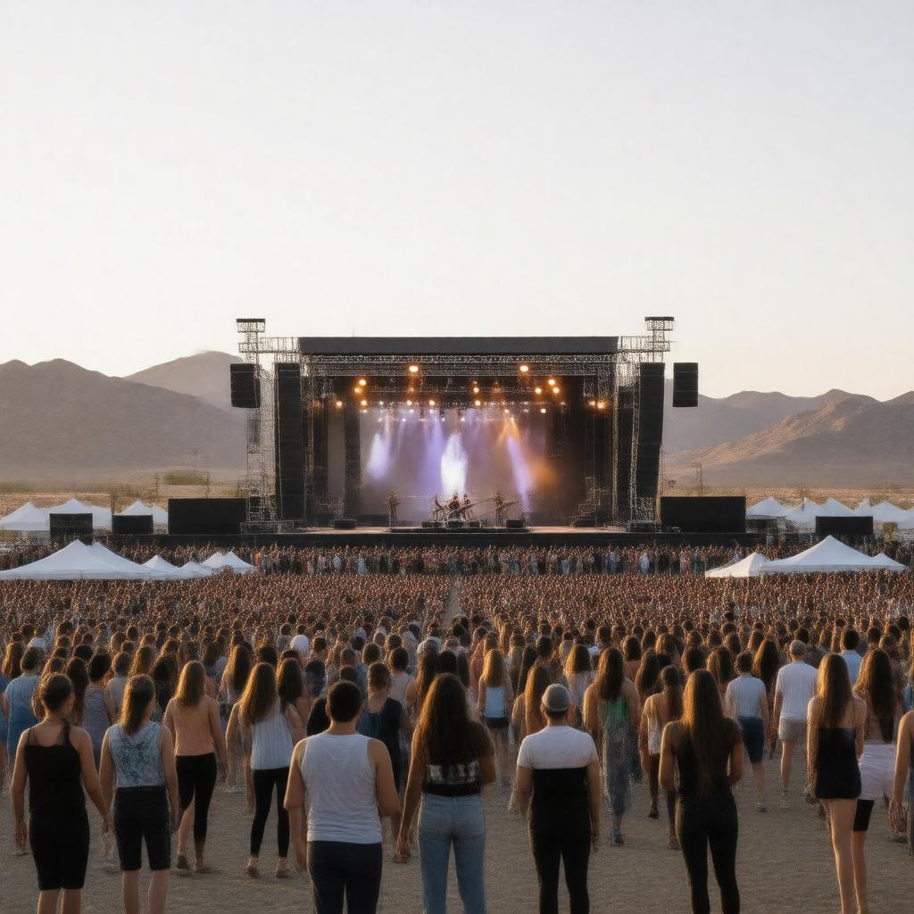 AI-created image of Stagecoach Country Music Festival