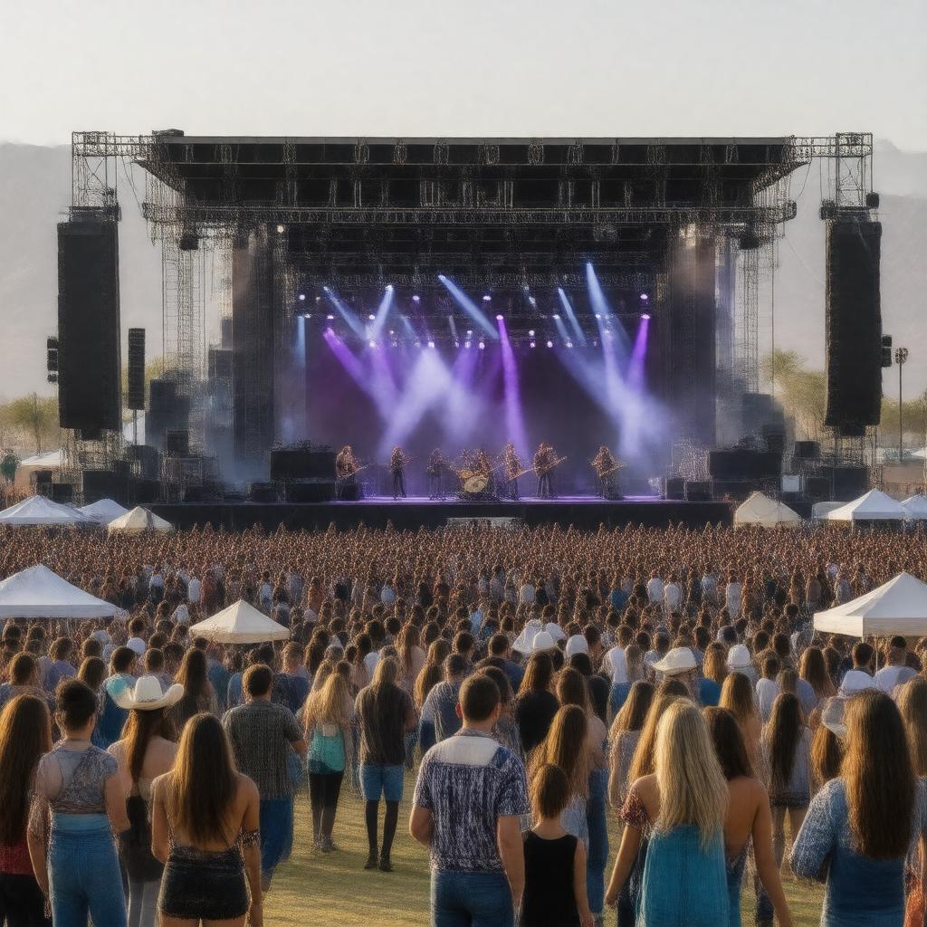 AI-created image of Stagecoach Festival