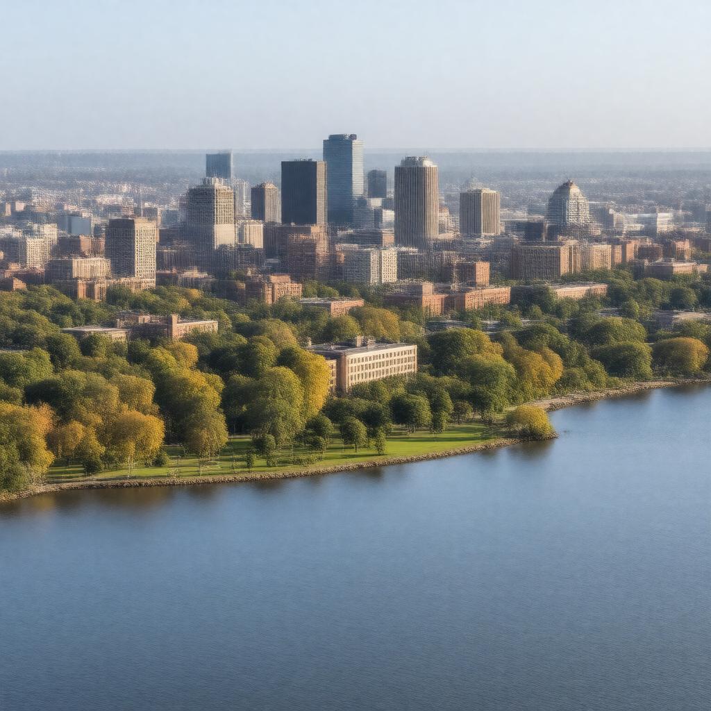 AI-created image of Stamford, Connecticut