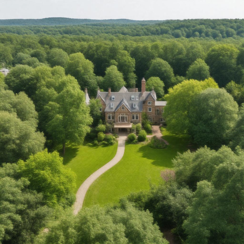 AI-created image of Stamford Museum & Nature Center