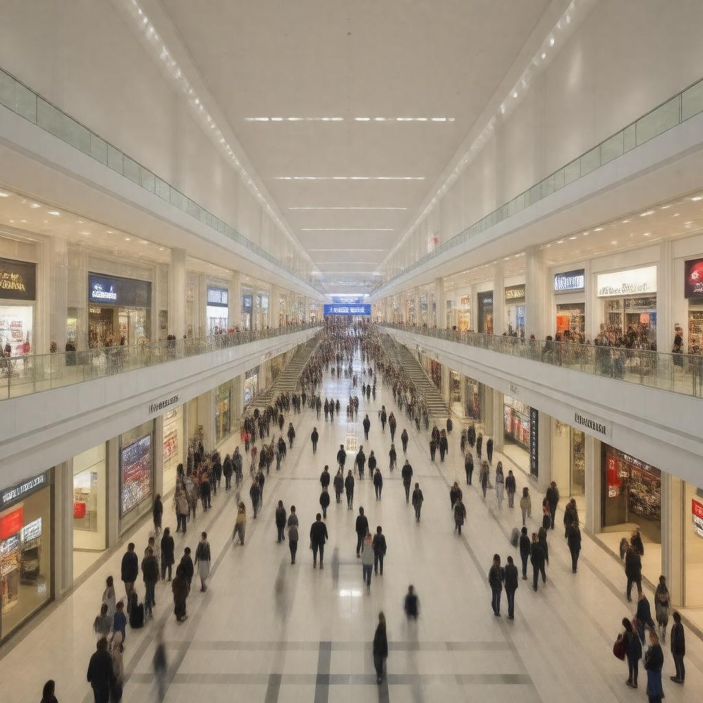 AI-created image of Stamford Town Center