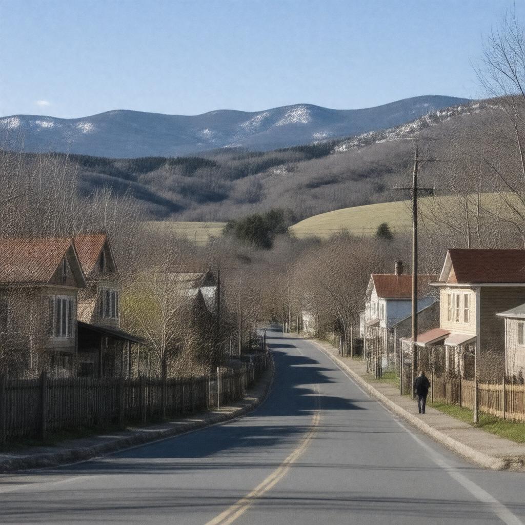 AI-created image of Stamford (village), New York