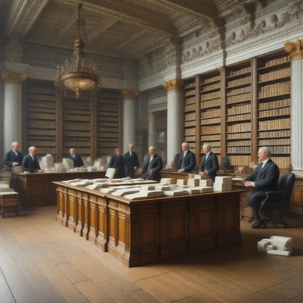 Click to view larger image AI-created image of Stamp Office