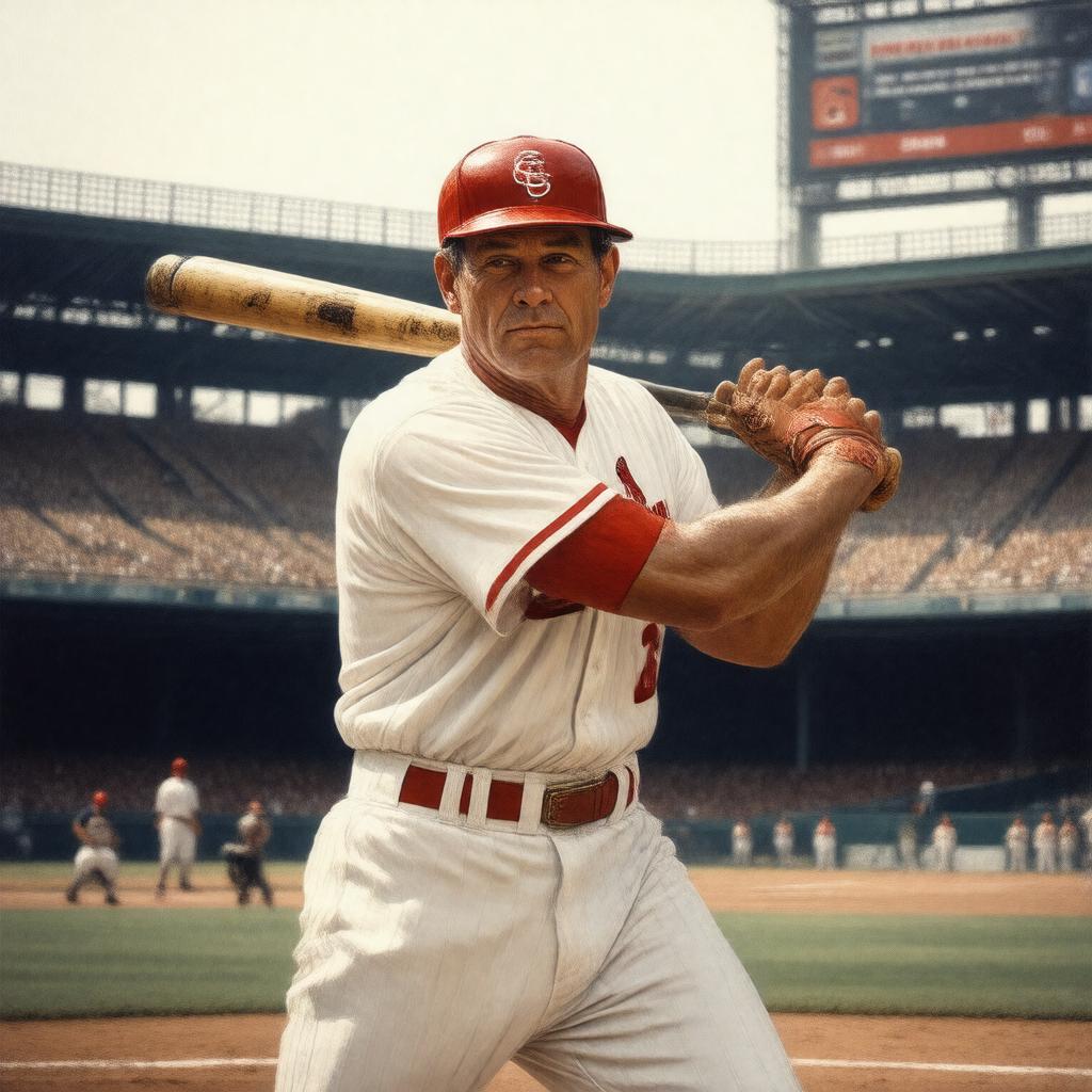AI-created image of Stan Musial