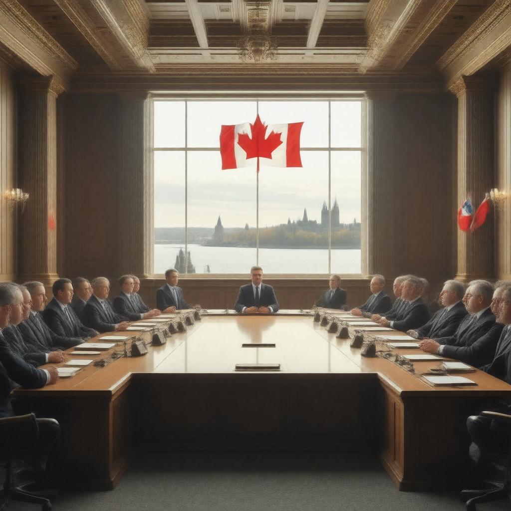 Click to view larger image AI-created image of Standing Committee on Fisheries and Oceans