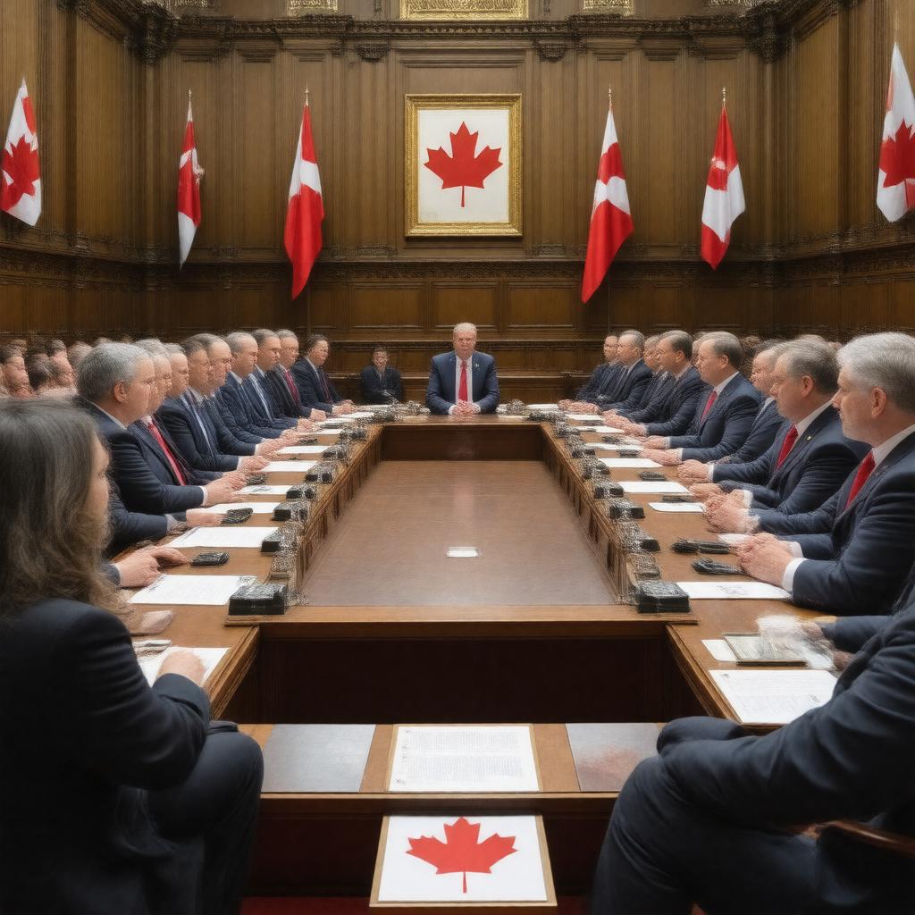Click to view larger image AI-created image of Standing Committee on International Trade