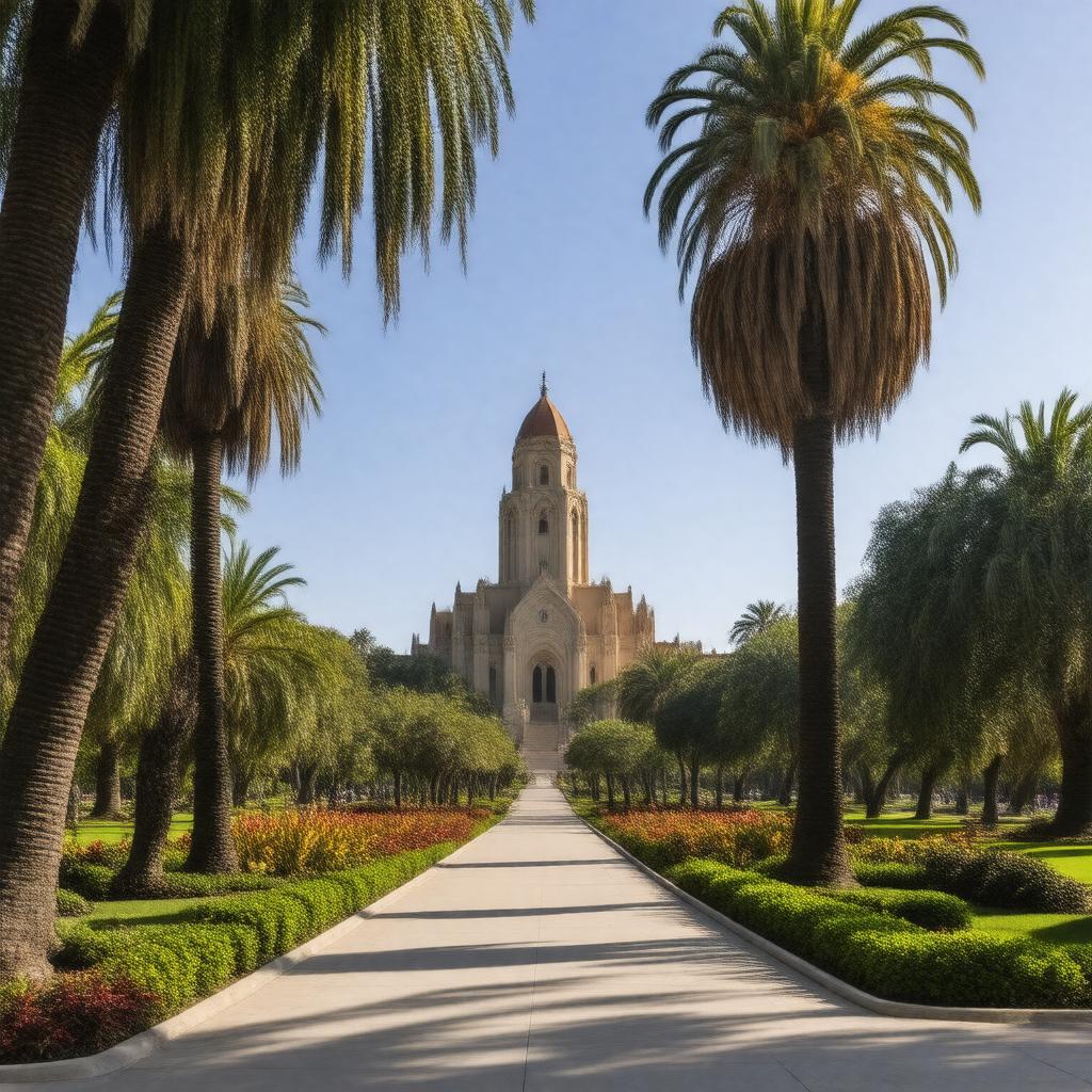 AI-created image of Stanford, California, USA