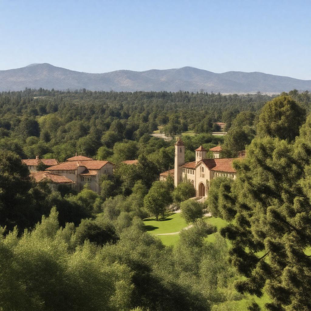 AI-created image of Stanford, California, United States