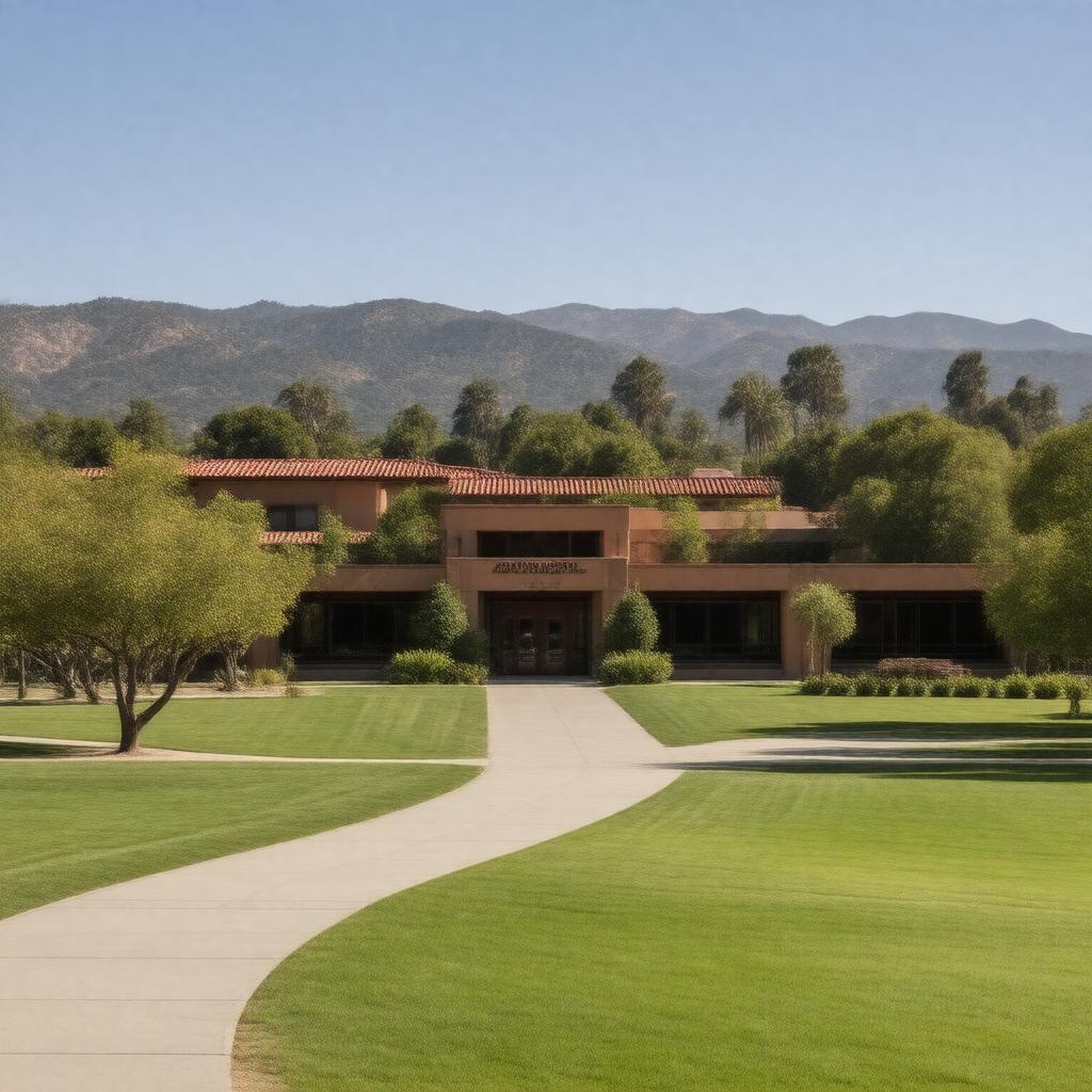 Click to view larger image AI-created image of Stanford Graduate School of Business