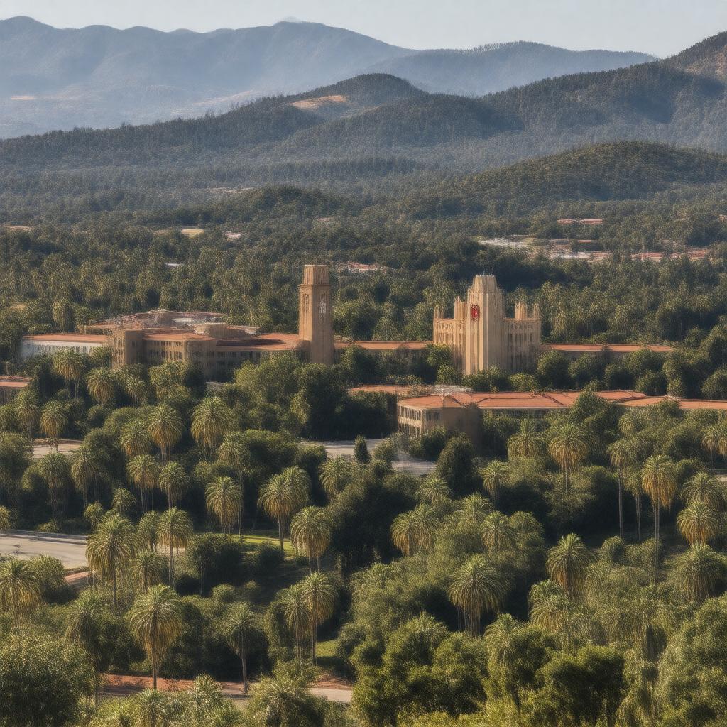 AI-created image of Stanford University
