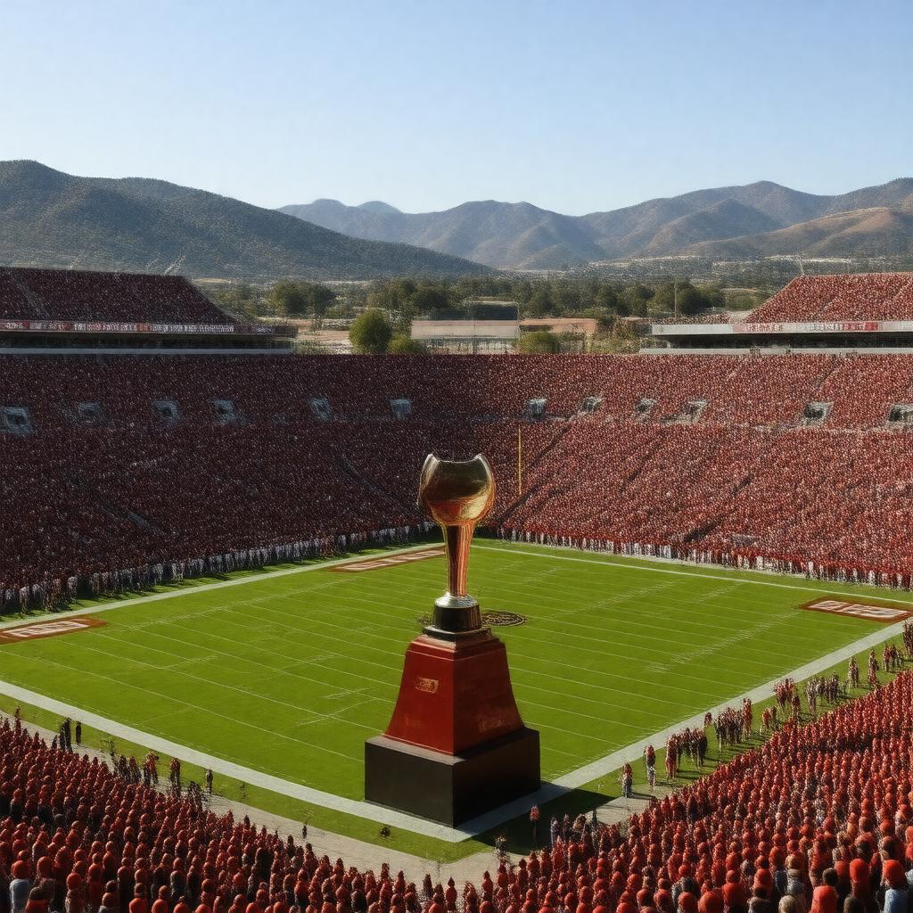Click to view larger image AI-created image of Stanford vs California