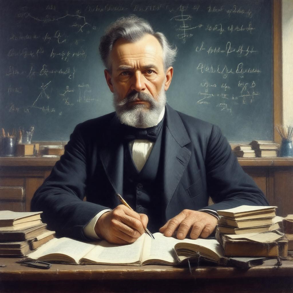 AI-created image of Stanisław Leśniewski