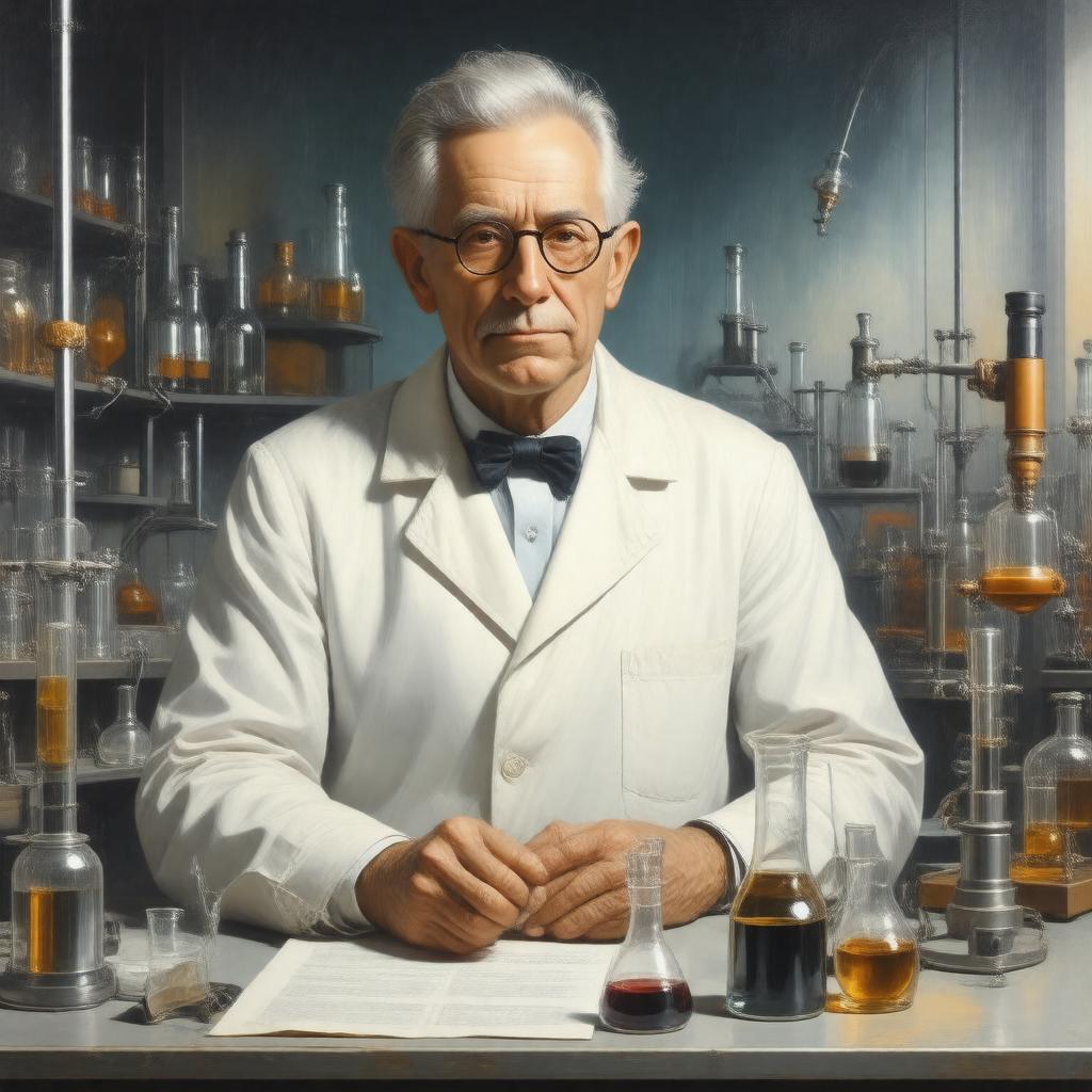 AI-created image of Stanley Miller