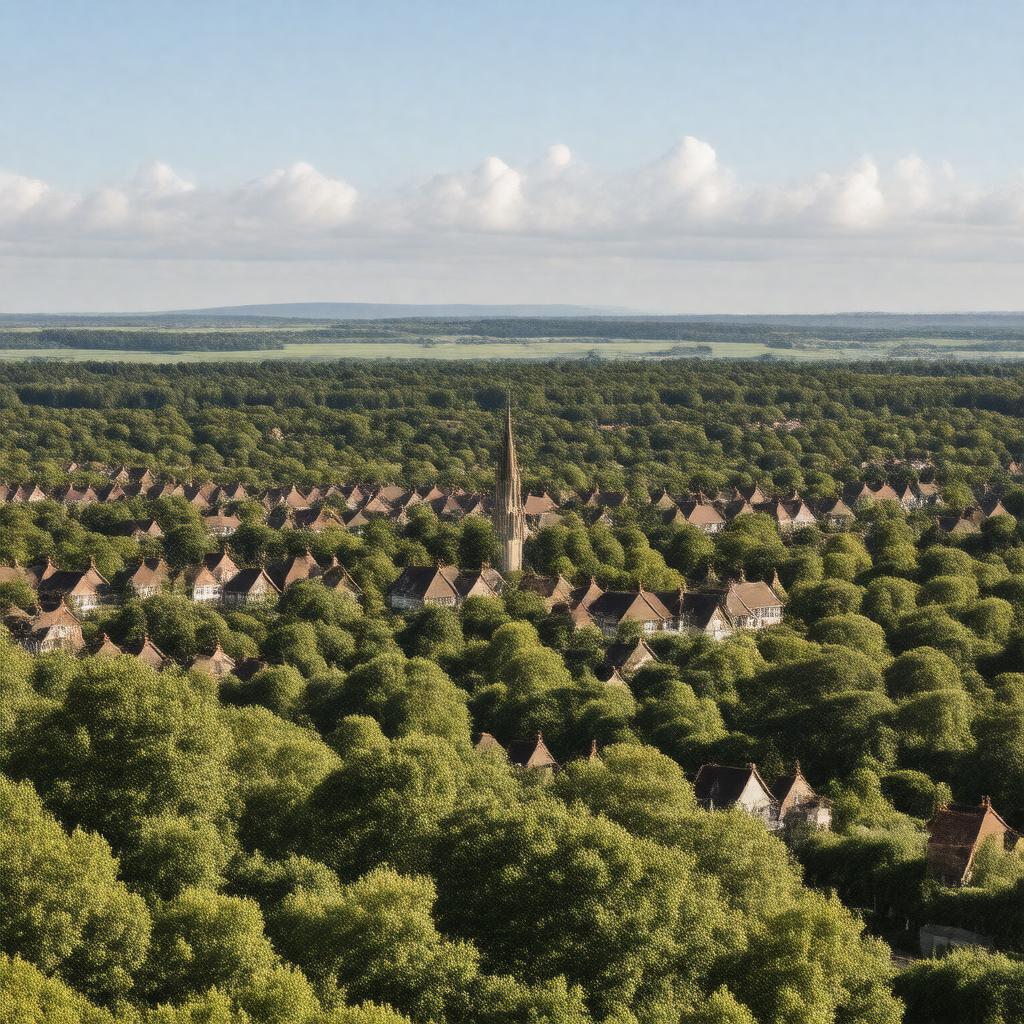 AI-created image of Stanmore, Middlesex