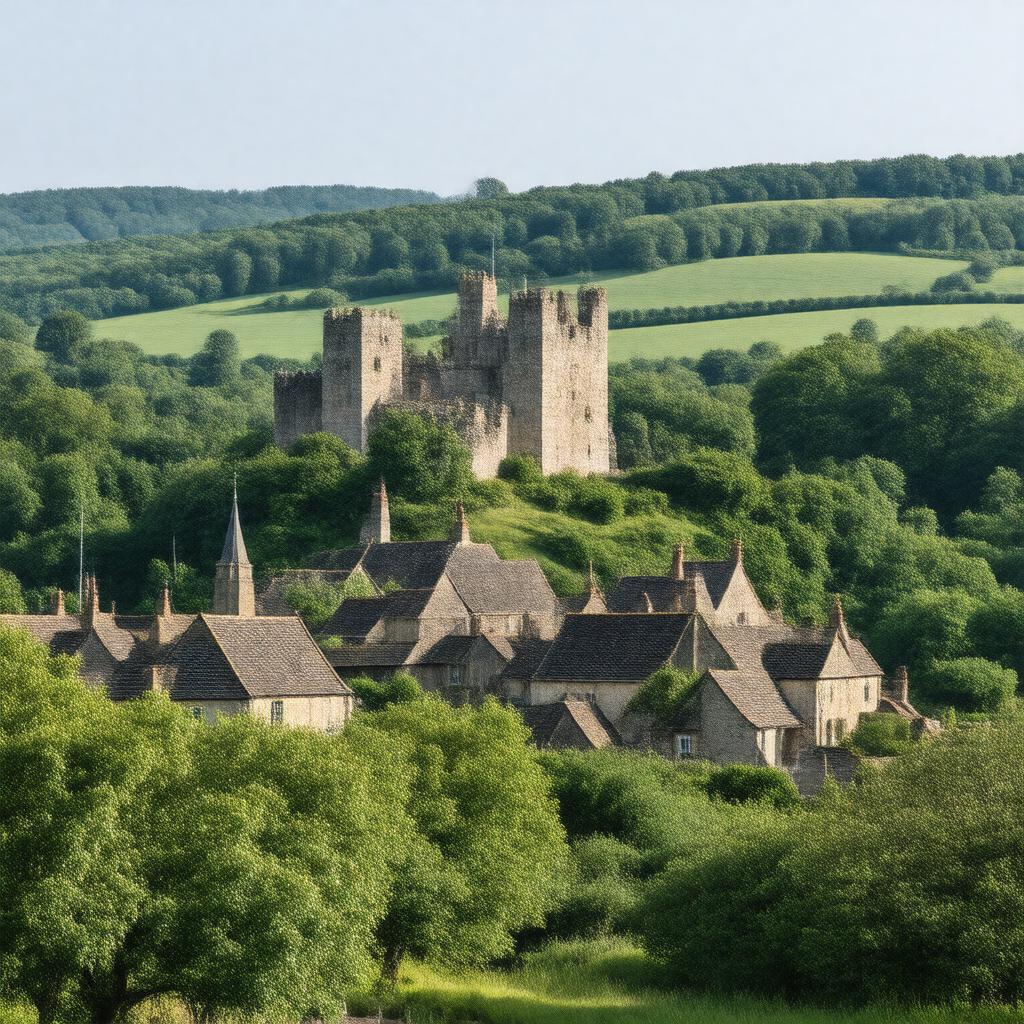 AI-created image of Stansted Mountfitchet