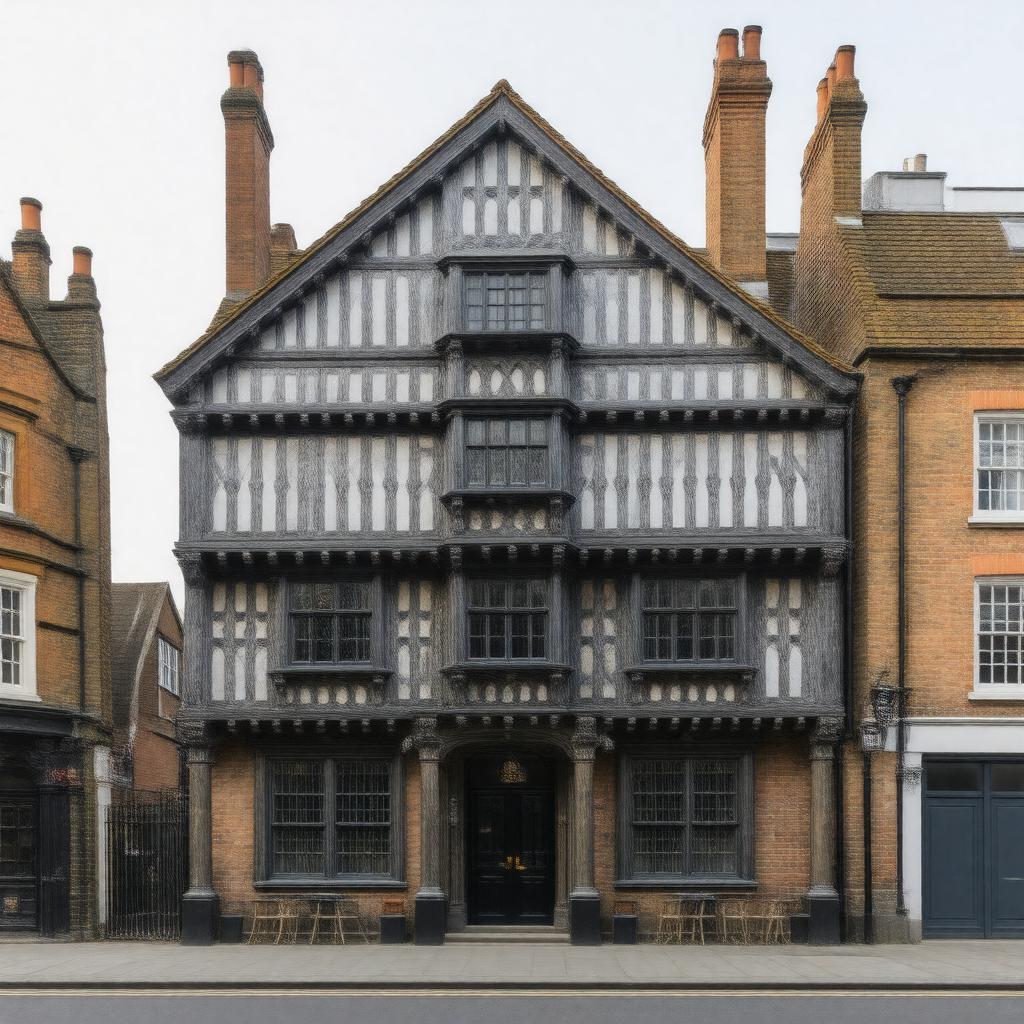 AI-created image of Staple Inn