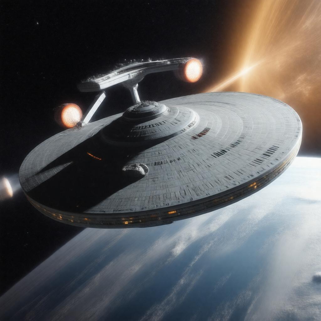 AI-created image of Star Trek (2009 film)