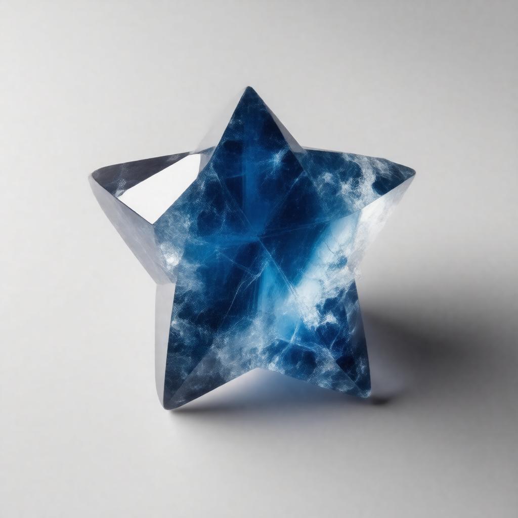 AI-created image of Star blue quartz