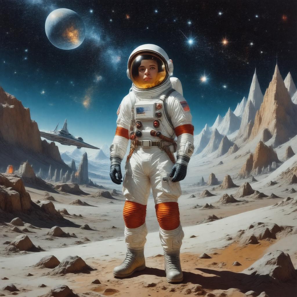 Click to view larger image AI-created image of Starman Jones