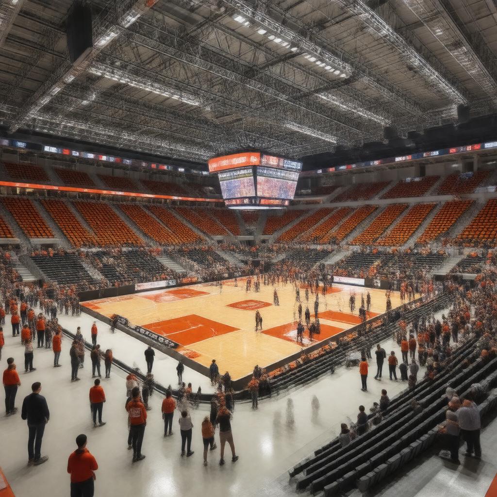 Click to view larger image AI-created image of State Farm Center