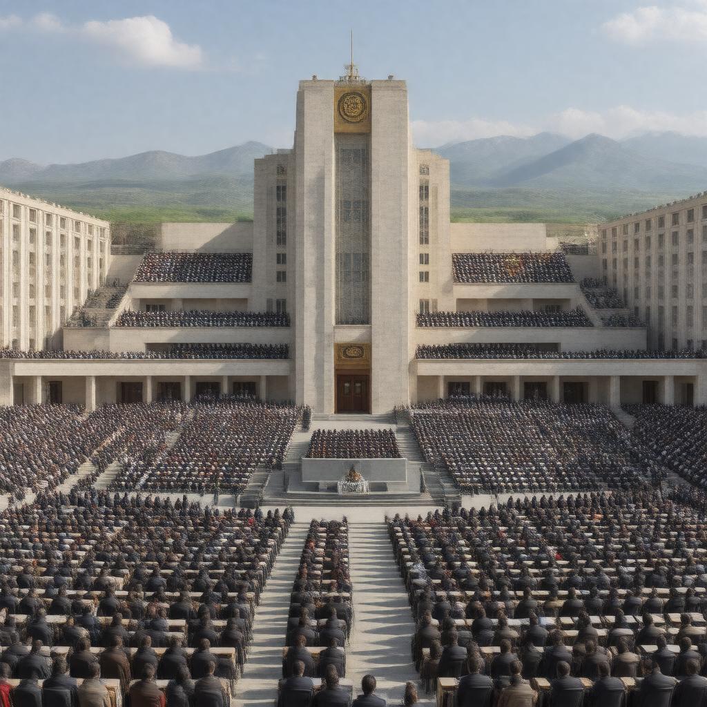 Click to view larger image AI-created image of State Great Khural