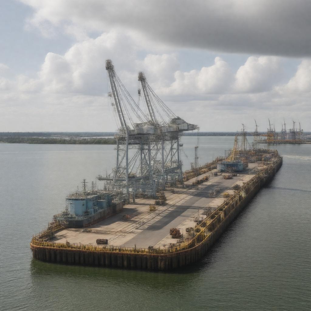 AI-created image of State Pier