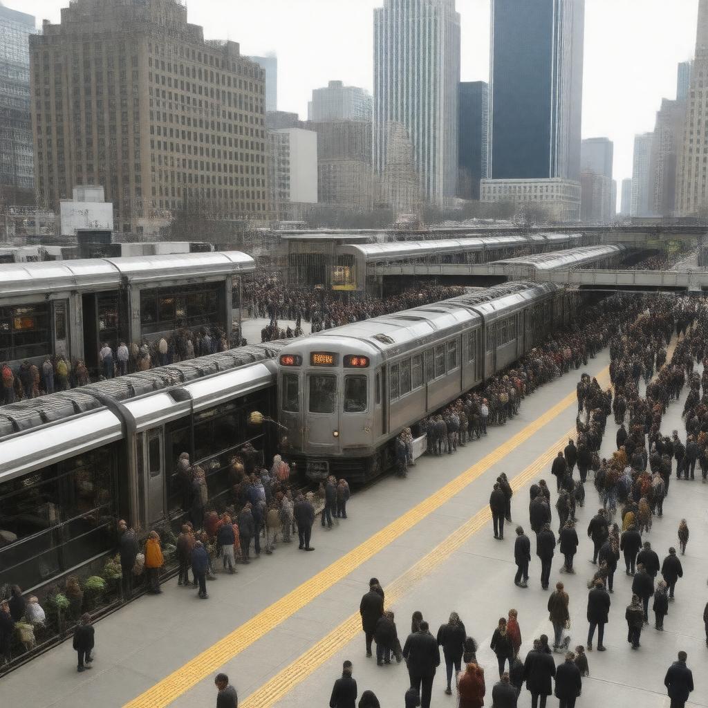 AI-created image of State Street station