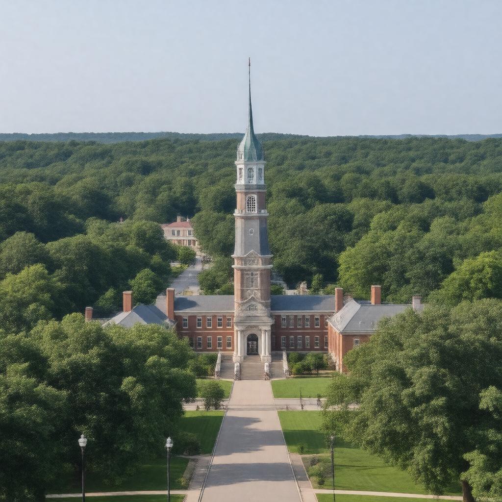AI-created image of State University of New York at Potsdam