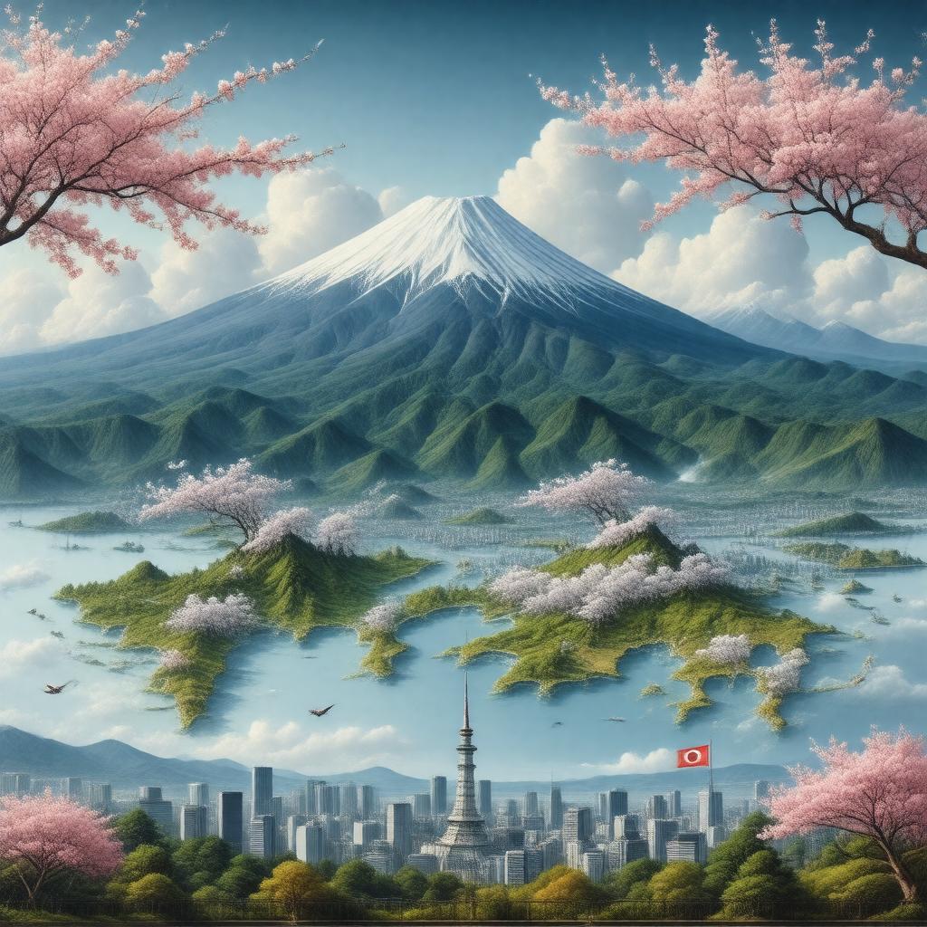 AI-created image of State of Japan