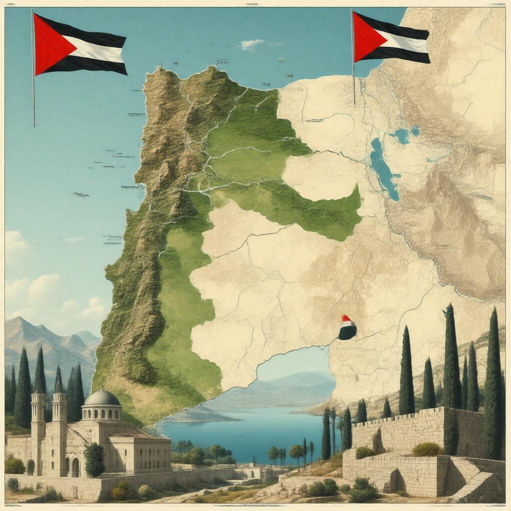 AI-created image of State of Palestine