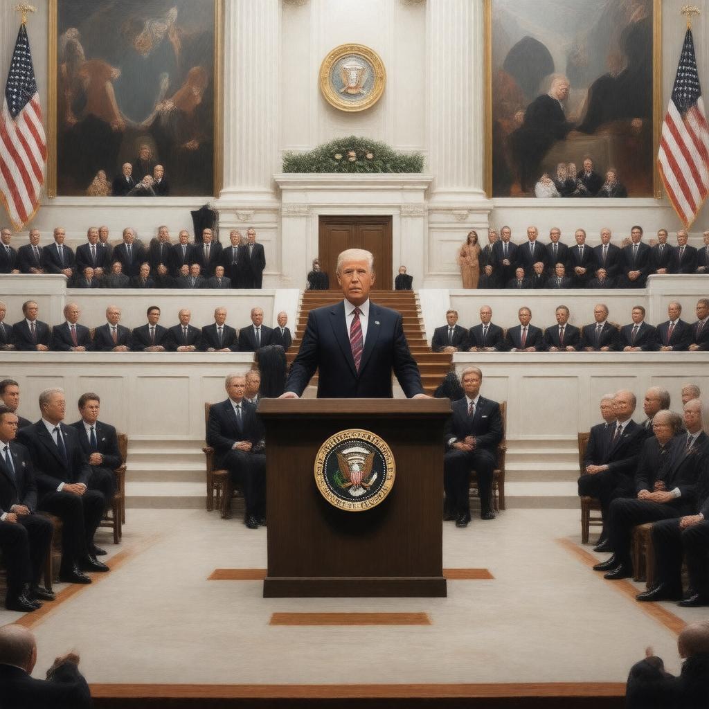 AI-created image of State of the Union address