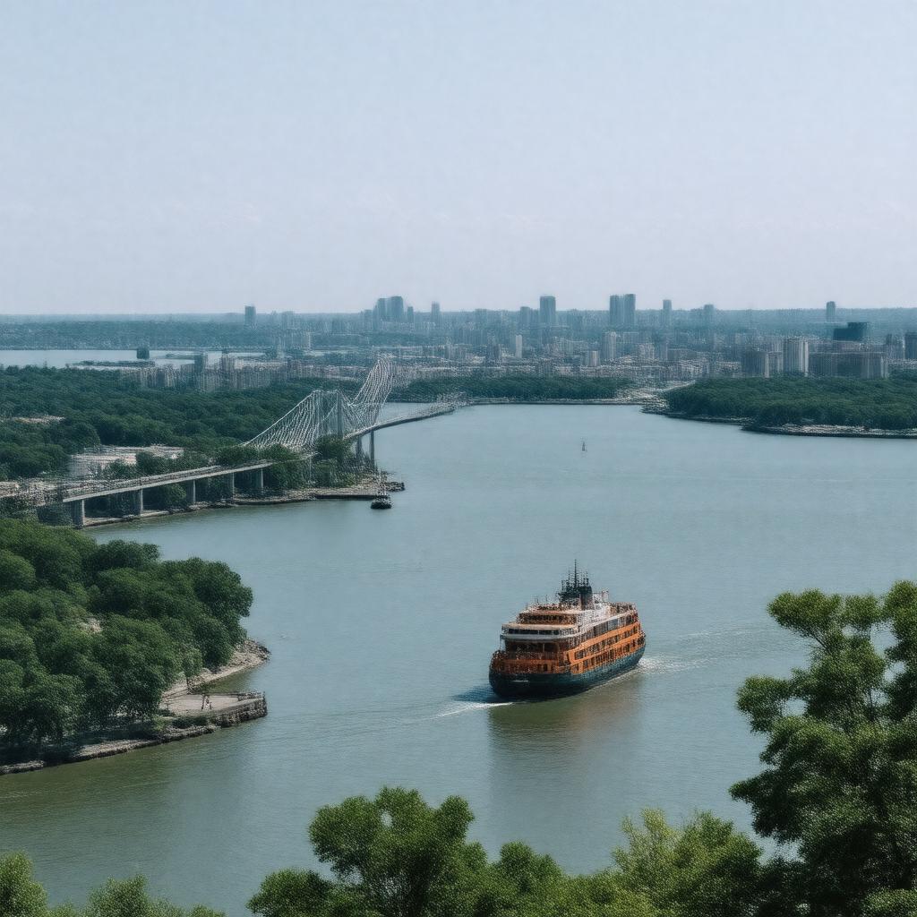 AI-created image of Staten Island, New York, United States