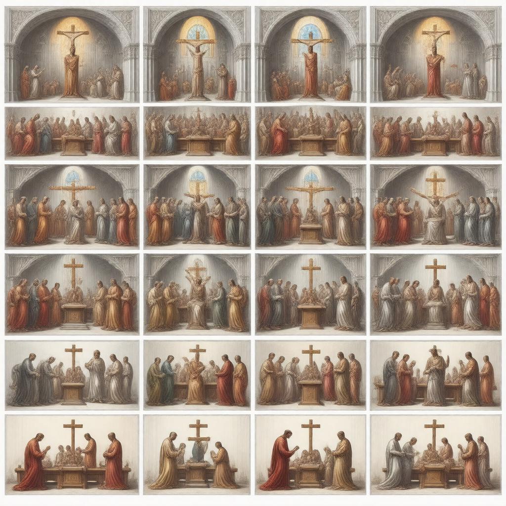 AI-created image of Stations of the Cross