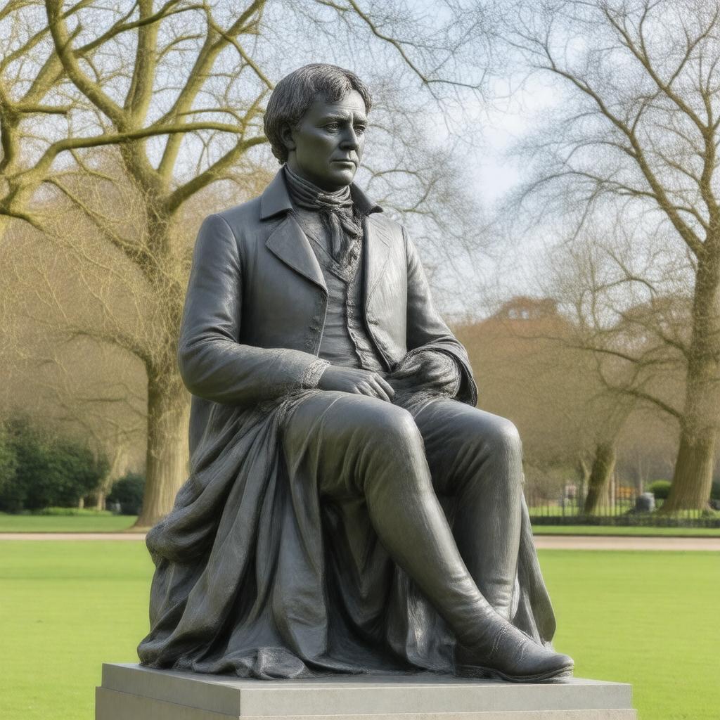 Click to view larger image AI-created image of Statue of Edward Jenner