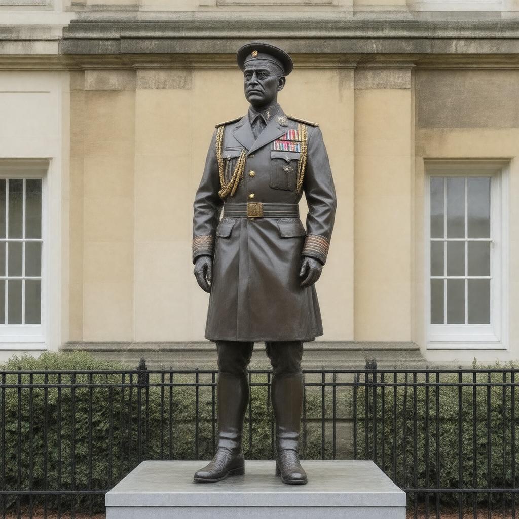 AI-created image of Statue of Field Marshal Sir Harold Alexander