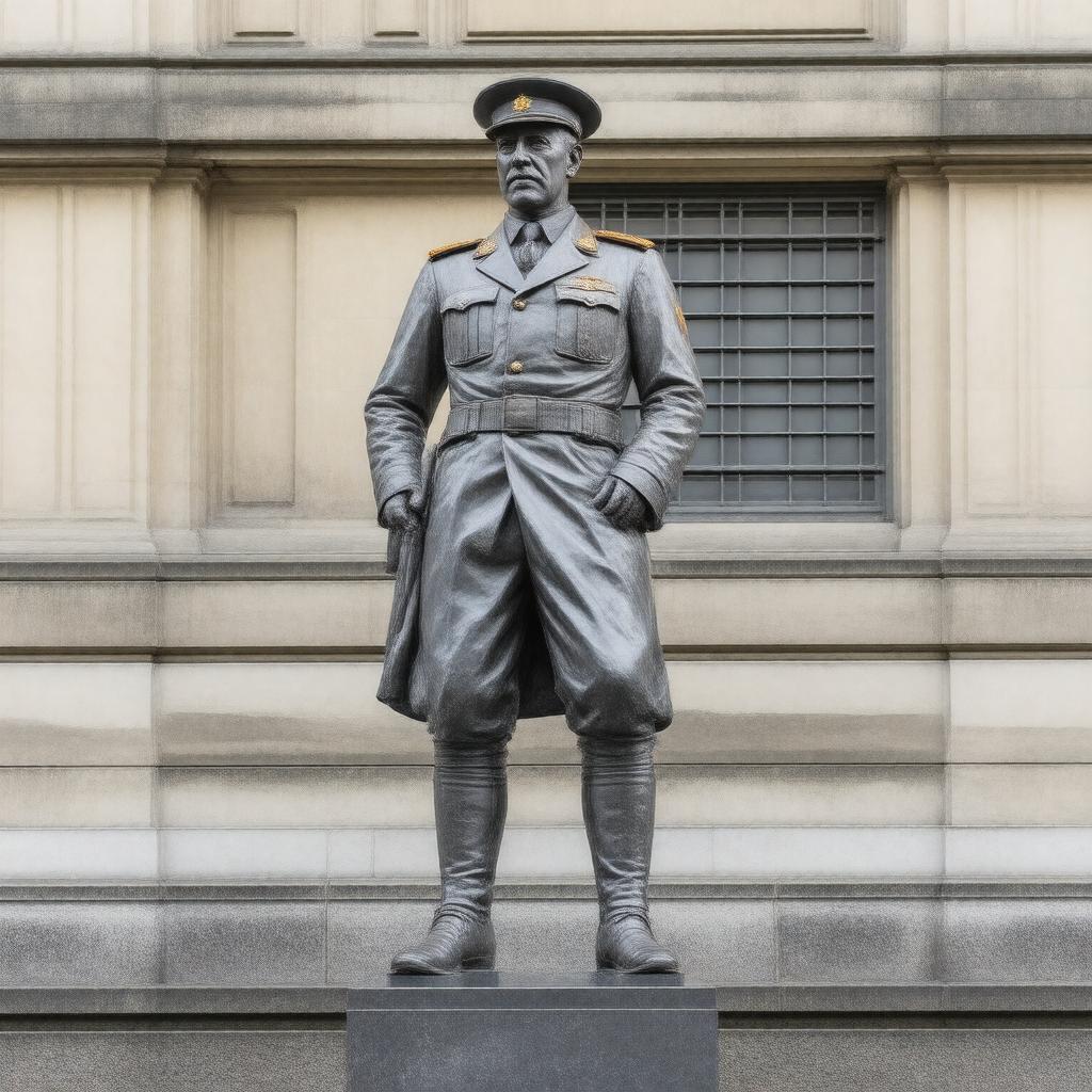 AI-created image of Statue of Field Marshal Sir Henry Wilson