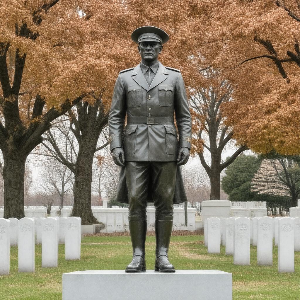AI-created image of Statue of Field Marshal Sir John Dill