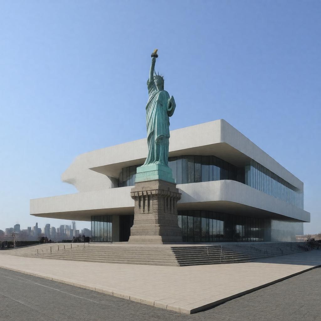 Click to view larger image AI-created image of Statue of Liberty Museum