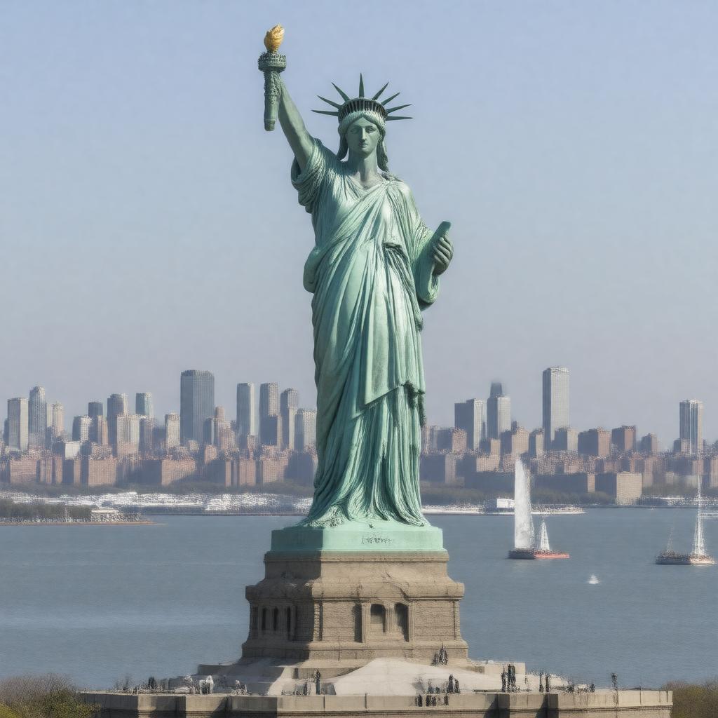 AI-created image of Statue of Liberty
