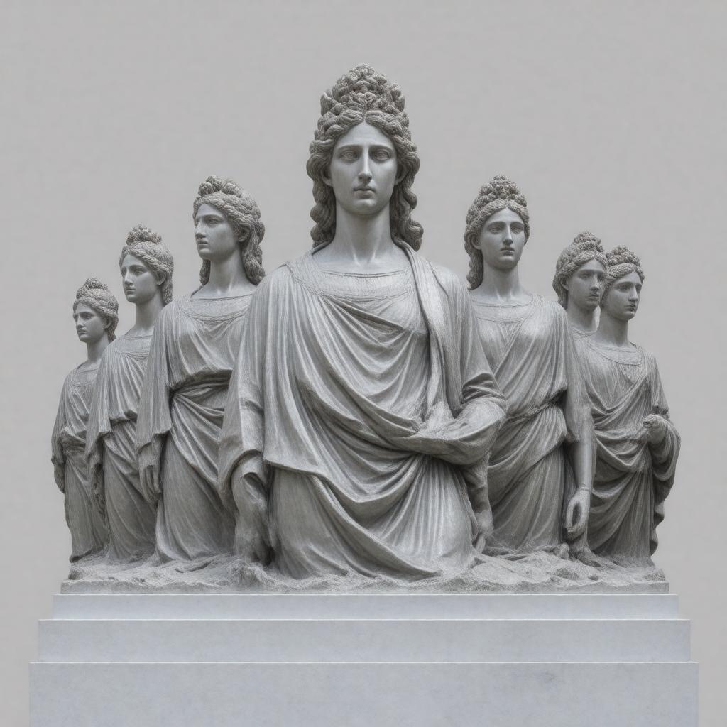 AI-created image of Statue of the Seven Hills