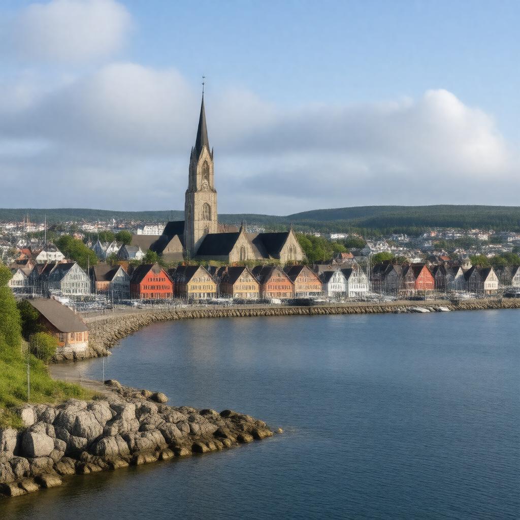 AI-created image of Stavanger, Norway